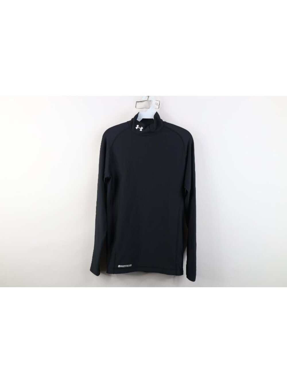 Under Armour ColdGear Mens Large Compression Mock Neck Long Sleeve T-Shirt Black